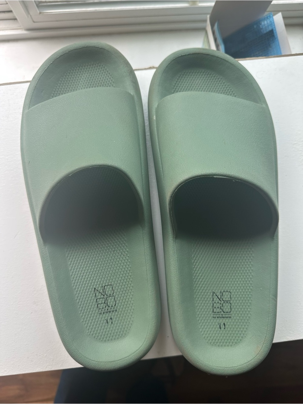 Sage Green Men's Slide Sandals size 11